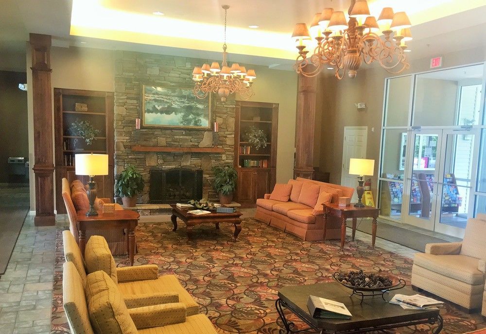 Vacation Village In The Berkshires Ханкок Экстерьер фото The lobby of the new building
